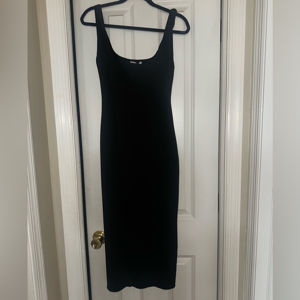 Zara Black Midi Dress